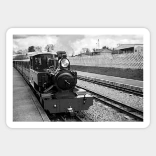 Steam train at the station on the Bure Valley railway line Sticker